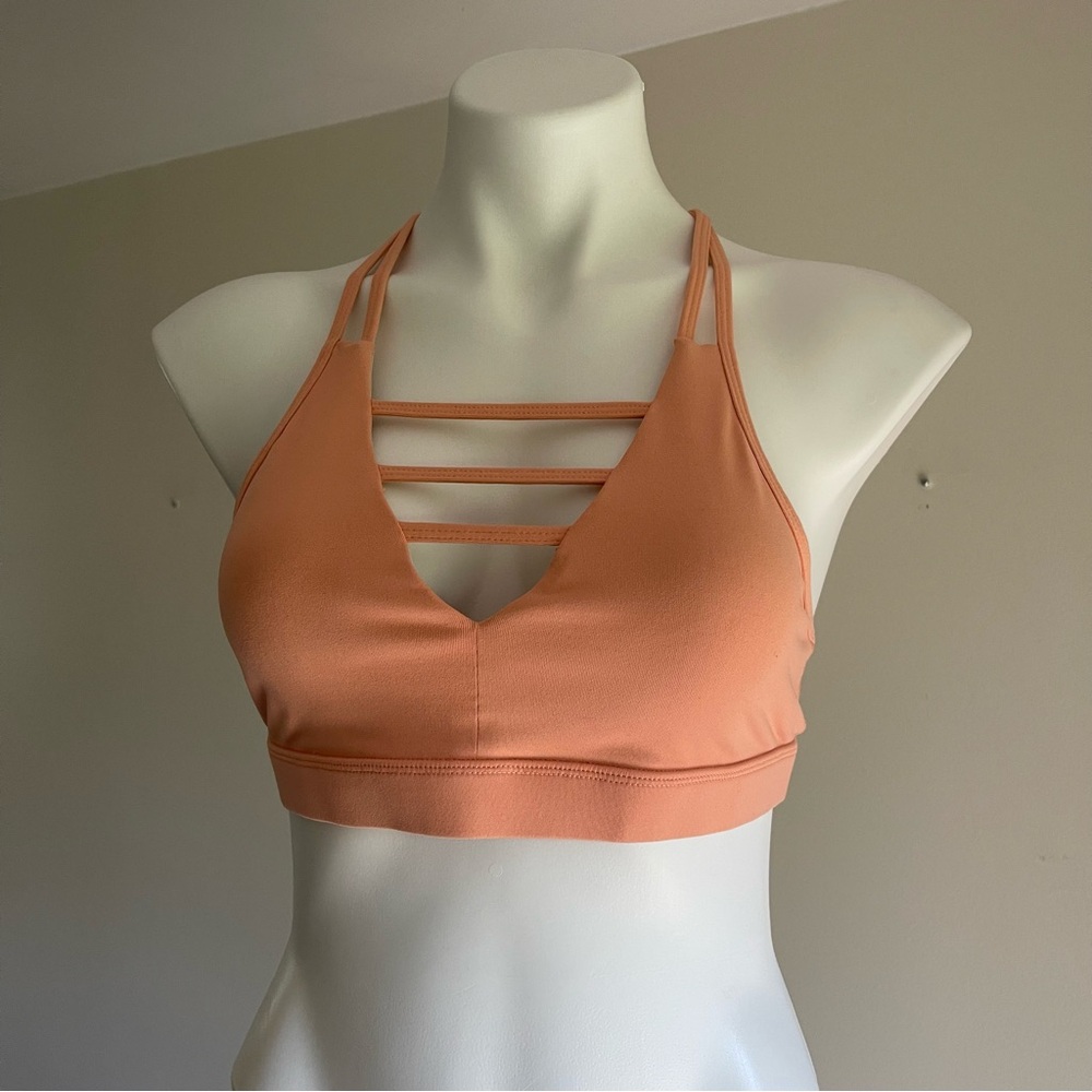 ZYIA Peach Strappy Sports Bra - Picture 2 of 4